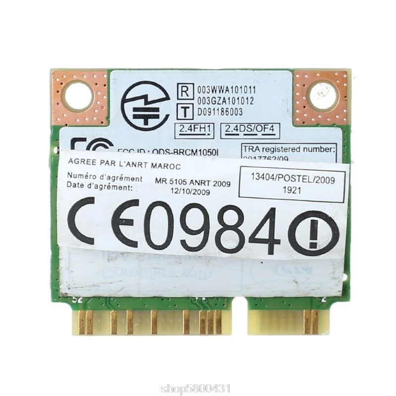 BCM4313HMGB BCM4313 WiFi 1x1 BGN Adapter Card for Lenovo z370 g480 g580 g780 Y470 Y570 y480 y580 Series N11 20 Dropshipping
BCM4313HMGB BCM4313 WiFi 1x1 BGN Adapter Card for Lenovo z370 g480 g580 g780 Y470 Y570 y480 y580 Series N11 20 Dropshipping