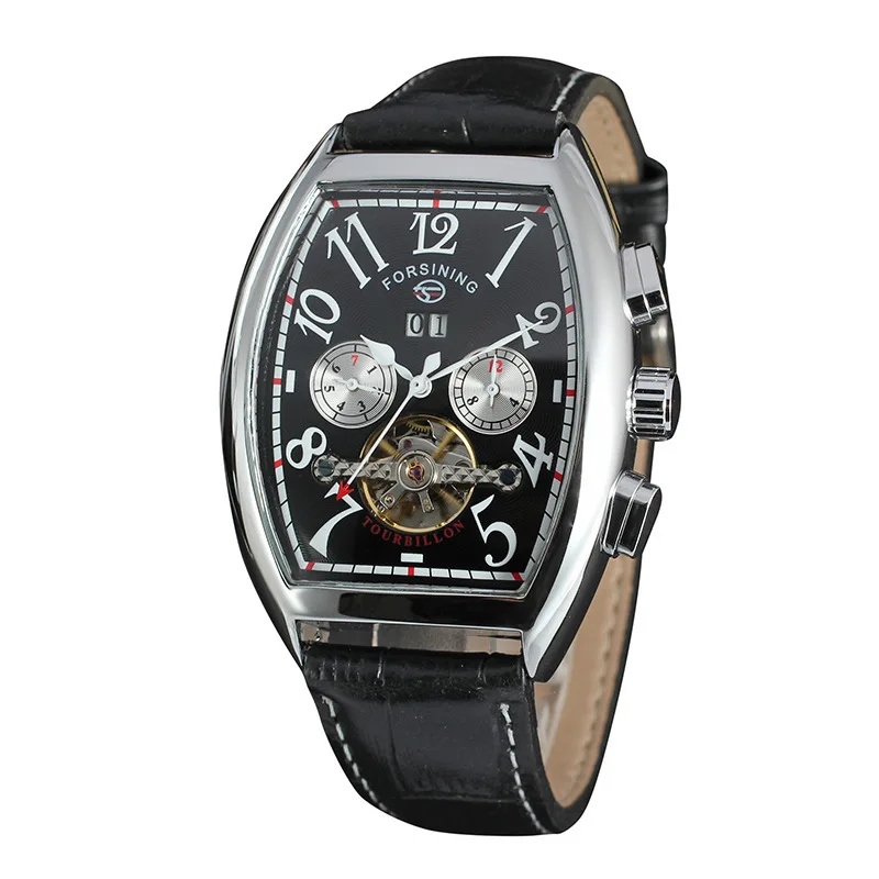 Forsining597 Japanese movement men's casual tourbillon automatic mechanical watch
Forsining597 Japanese movement men's casual tourbillon automatic mechanical watch