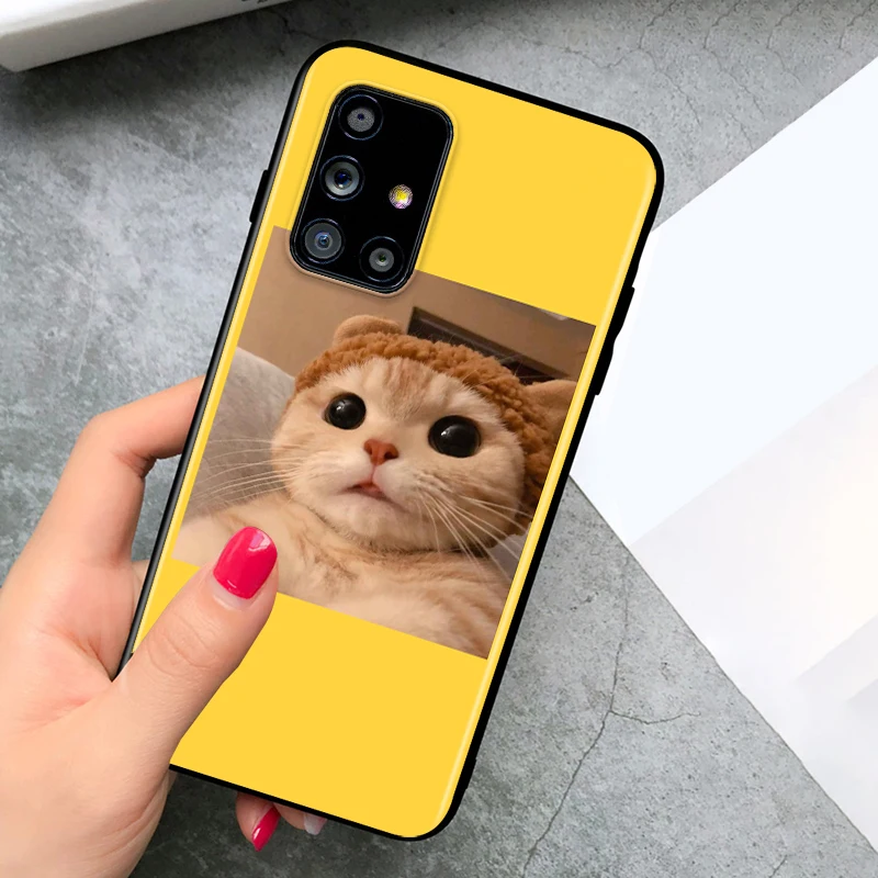Hot Cute Cat for Samsung A9 A8 A8S A7 A6 A6S A5 A3 A750 Plus Star 2018 2017 2016 Black Phone Case
Hot Cute Cat for Samsung A9 A8 A8S A7 A6 A6S A5 A3 A750 Plus Star 2018 2017 2016 Black Phone Case