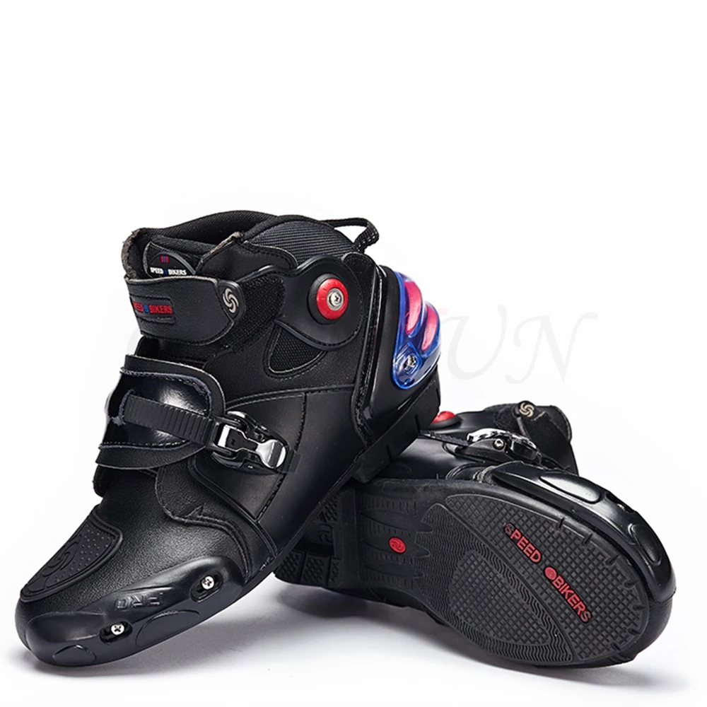 Motorcycle Ankle Racing boots speed leather race riding street moto boots Motorbike Touring Chopper protective gear Shoes
Motorcycle Ankle Racing boots speed leather race riding street moto boots Motorbike Touring Chopper protective gear Shoes