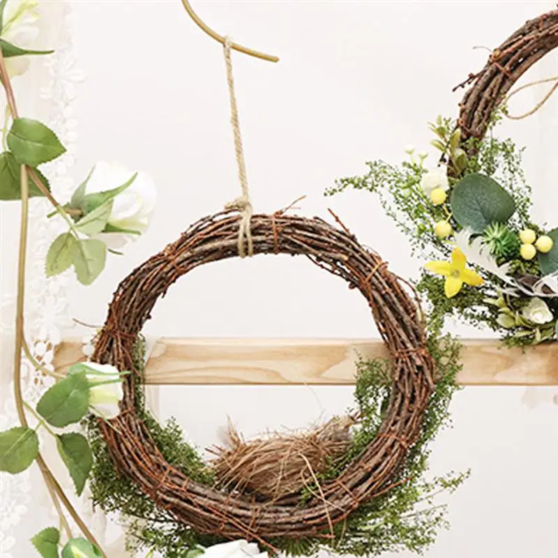 Easter Decoration Wreath Home Decor Natural Rattan Wreath Bird Nest green leaves Easter Party Wreath Craft Spring Wedding Wreath
Easter Decoration Wreath Home Decor Natural Rattan Wreath Bird Nest green leaves Easter Party Wreath Craft Spring Wedding Wreath