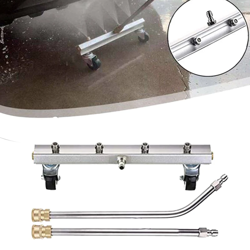 Pressure Washer Under Car Cleaner Car Wash with 45 Degree Angled Wand 4 Spray Nozzle Cleaner for 1/4Inch Connector
Pressure Washer Under Car Cleaner Car Wash with 45 Degree Angled Wand 4 Spray Nozzle Cleaner for 1/4Inch Connector