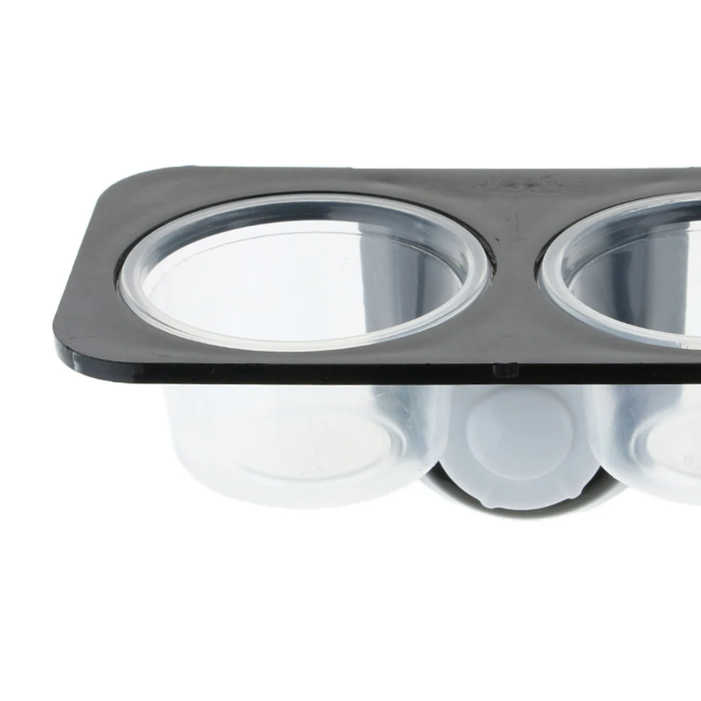 3Pcs Dual + Single Reptile Feeding Basin Bowl with Suction Cup for Worm 
3Pcs Dual + Single Reptile Feeding Basin Bowl with Suction Cup for Worm