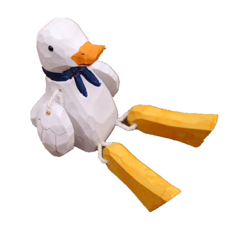 Handmade Wooden Doll Duck Figurines Animal Crafts Toys Creative Garden Ornaments Home Decoration Accessories Diy Decor Doll
Handmade Wooden Doll Duck Figurines Animal Crafts Toys Creative Garden Ornaments Home Decoration Accessories Diy Decor Doll