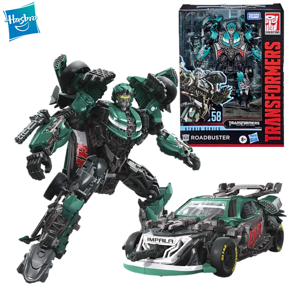 

Hasbro Transformers Toys Deluxe Class Movie Studio Series 58 The Wreckers Roadbuster 12cm Action Figure Model Toy E7200