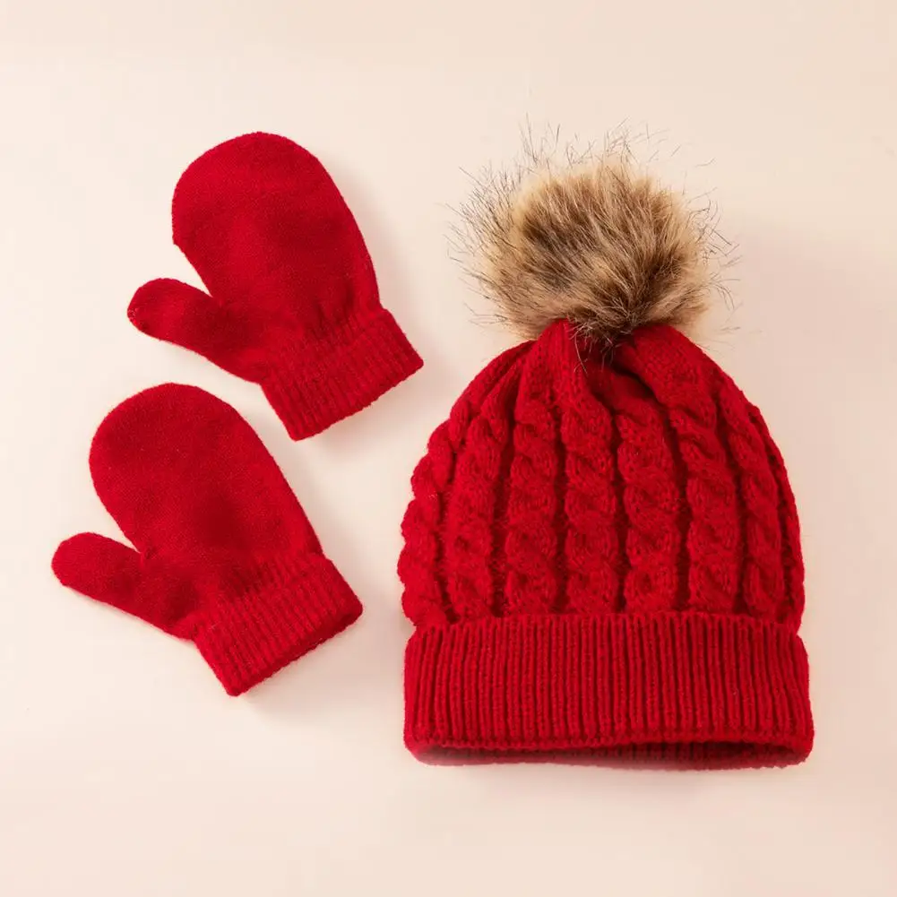 1 Set Knitted Hat Breathable Thermal Windproof Kids Beanie Hat Gloves Set for Baby Unisex Thermal Knit Hat Gloves Set 0-36 Month
1 Set Knitted Hat Breathable Thermal Windproof Kids Beanie Hat Gloves Set for Baby Unisex Thermal Knit Hat Gloves Set 0-36 Month