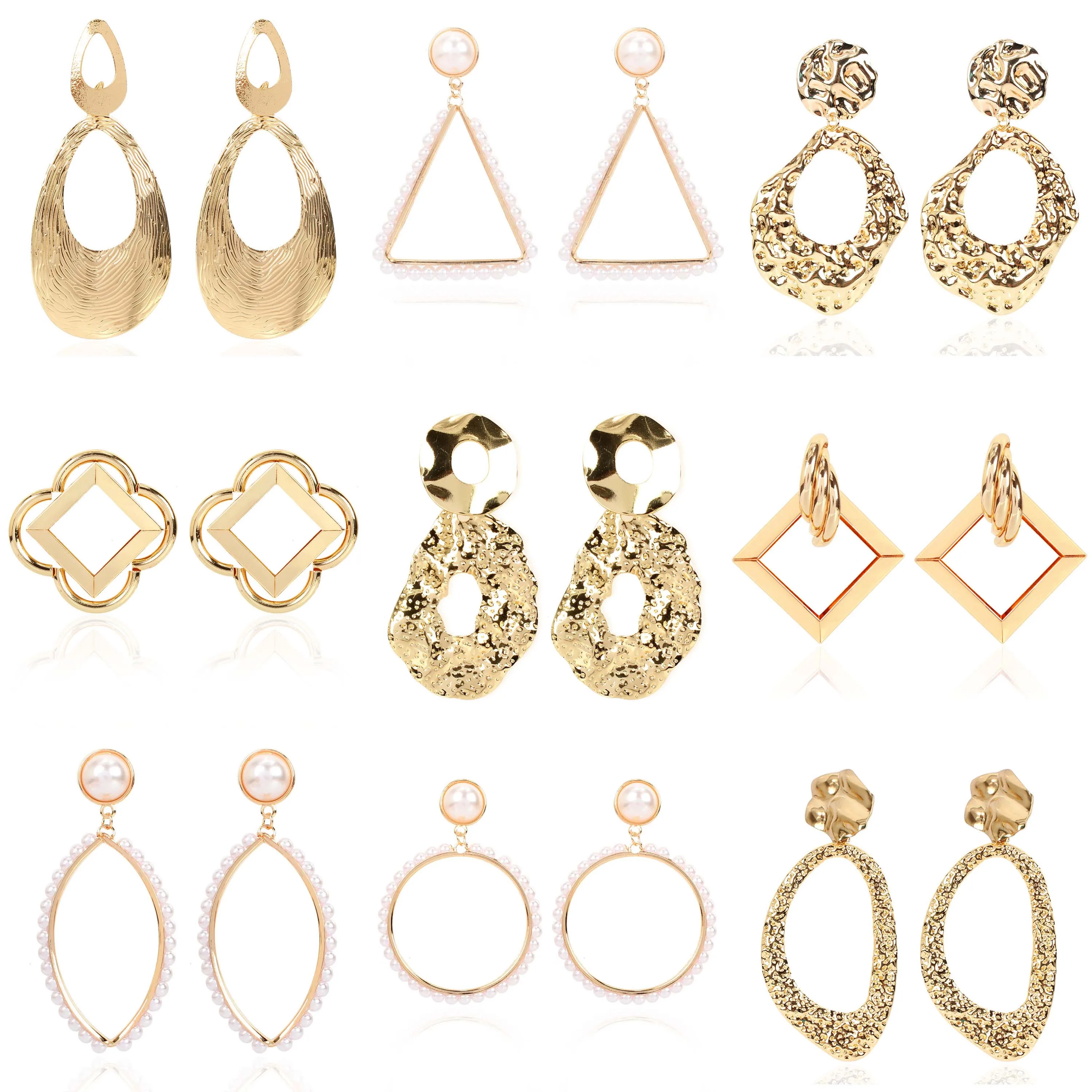 Simple metal Irregular Uneven long large earrings for women Euramerican exaggerated stitching Pearl Hoop earring wedding jewelry
Simple metal Irregular Uneven long large earrings for women Euramerican exaggerated stitching Pearl Hoop earring wedding jewelry