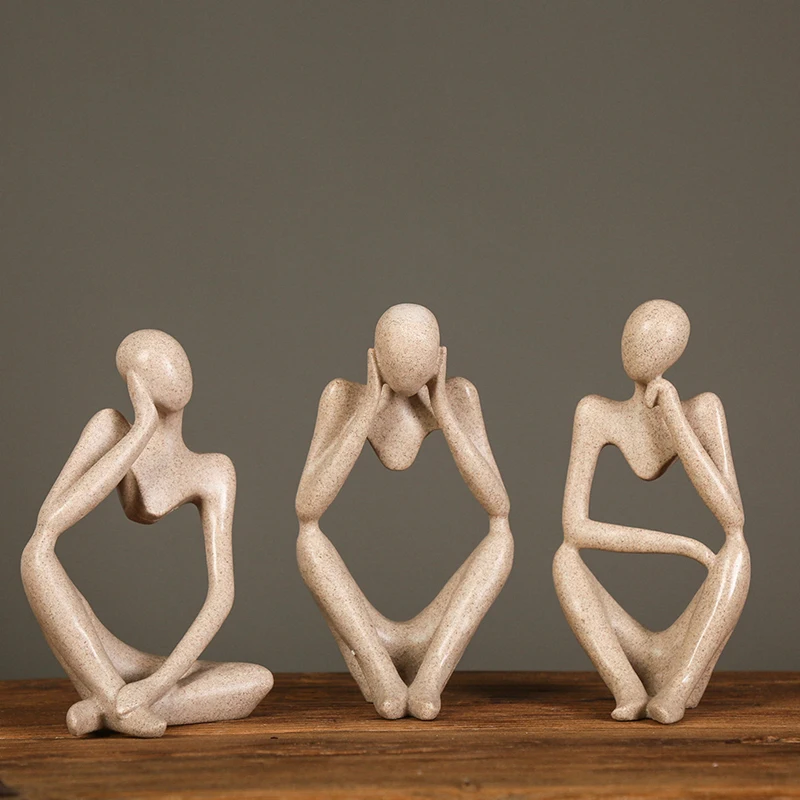 Nordic Abstract Thinker Statue Resin Figurine Office Home Decoration Desktop Decor Handmade Crafts Sculpture Modern Art
Nordic Abstract Thinker Statue Resin Figurine Office Home Decoration Desktop Decor Handmade Crafts Sculpture Modern Art