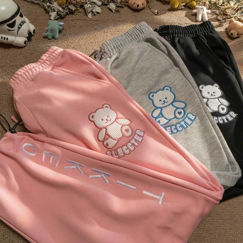 Kawaii Joggers Women Pants Harajuku Korean Fashion High Waist Cute Casual Pink Sports Japanese Soft Girl Oversize Sweatpants y2k
Kawaii Joggers Women Pants Harajuku Korean Fashion High Waist Cute Casual Pink Sports Japanese Soft Girl Oversize Sweatpants y2k