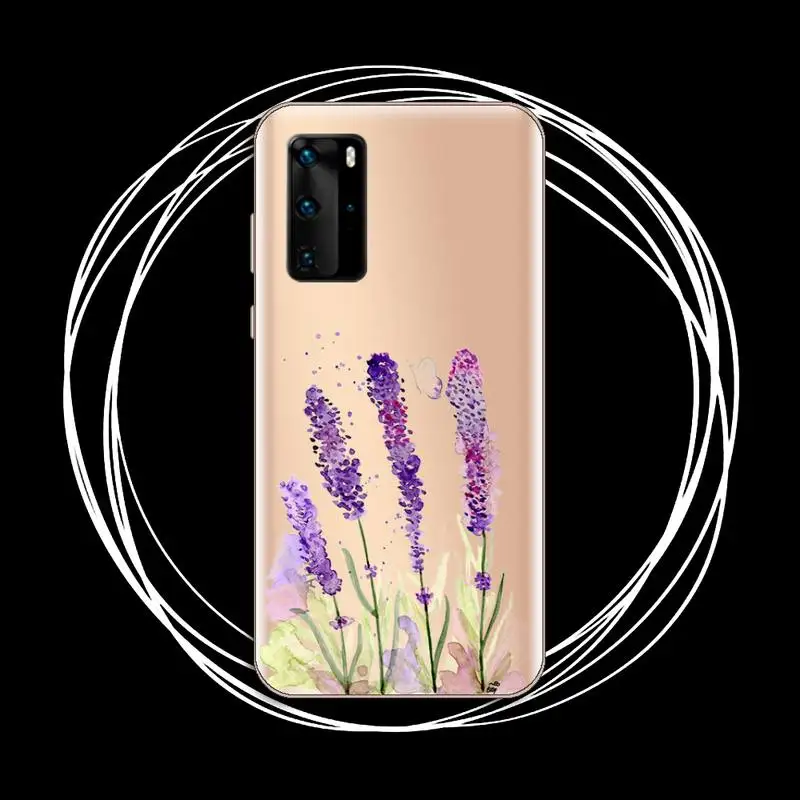 Simple Lavender Purple Flowers Phone Case Transparent for Huawei P honor 8 10i 20 30 40 smart 2019
Simple Lavender Purple Flowers Phone Case Transparent for Huawei P honor 8 10i 20 30 40 smart 2019