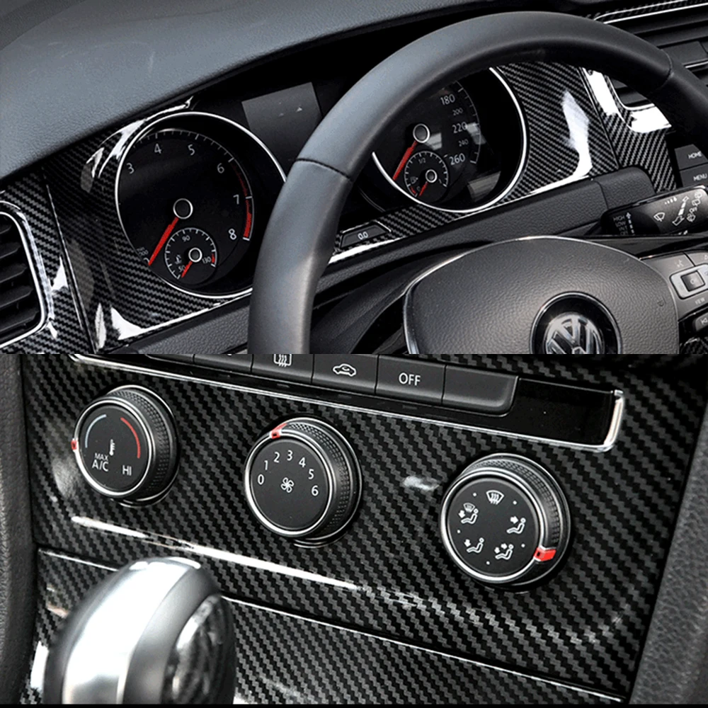 28pcs Carbon Fiber Look Car Styling Interior Kits Console Gear Knob Door Panel Trim For VW Golf 7 MK7 7.5 GTI R GTD 2014-2018
28pcs Carbon Fiber Look Car Styling Interior Kits Console Gear Knob Door Panel Trim For VW Golf 7 MK7 7.5 GTI R GTD 2014-2018