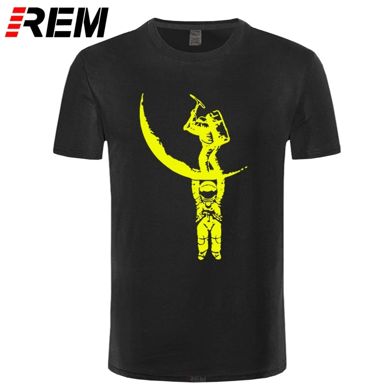 REM Summer Cosmonaut Excavate On The Moon Funny Printed T Shirt Men Cotton O-Neck Casual Cartoon Male Oversized T-Shirts Top 
REM Summer Cosmonaut Excavate On The Moon Funny Printed T Shirt Men Cotton O-Neck Casual Cartoon Male Oversized T-Shirts Top