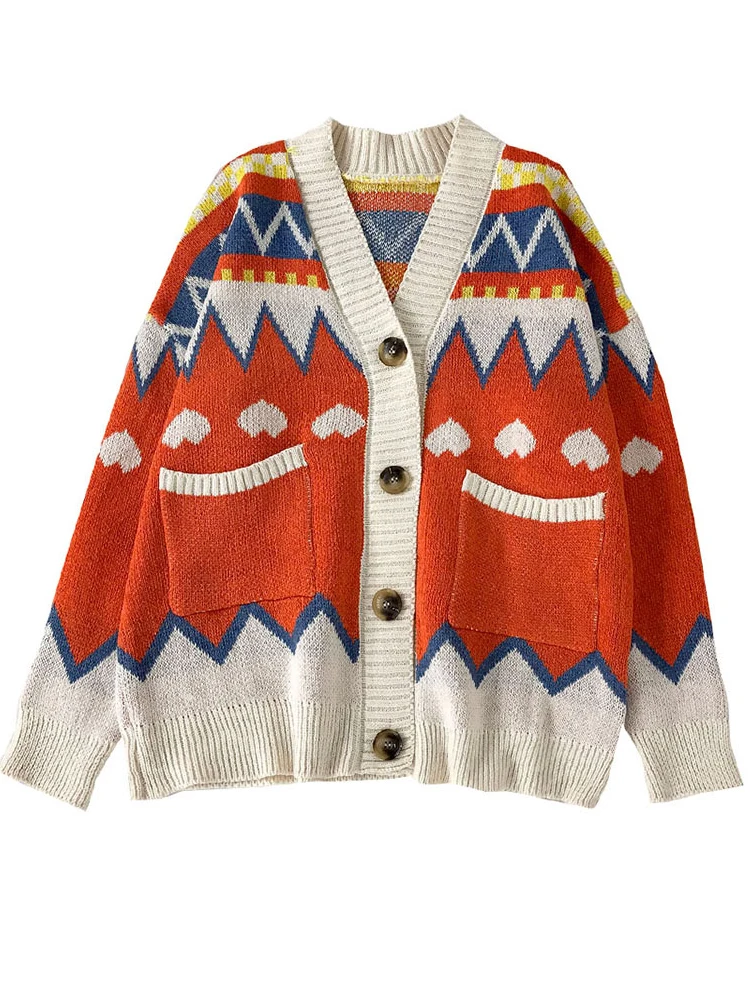 Autumn Winter Korean Style Knitted Cardigan Embroidery Sweaters Women Long Sleeve Vintage Sweater Girls Loose Sweater 3 Colors
Autumn Winter Korean Style Knitted Cardigan Embroidery Sweaters Women Long Sleeve Vintage Sweater Girls Loose Sweater 3 Colors