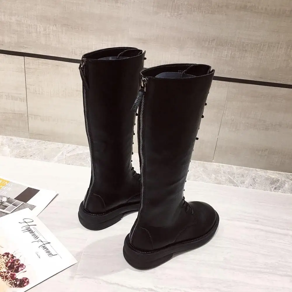 Sexy Mid-Calf Solid Color Women's Boots Round Toe Cross Straps Low Heel Slip On Roman Boots Zipper Nightclub Party Women's Shoes
Sexy Mid-Calf Solid Color Women's Boots Round Toe Cross Straps Low Heel Slip On Roman Boots Zipper Nightclub Party Women's Shoes