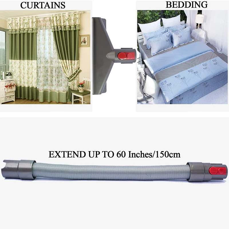 for Dyson V11 V10 V8 V7 Plus Flexible Extension Hose Vacuum Cleaner Accessories Household Cleaning Kit Dust Brush
for Dyson V11 V10 V8 V7 Plus Flexible Extension Hose Vacuum Cleaner Accessories Household Cleaning Kit Dust Brush