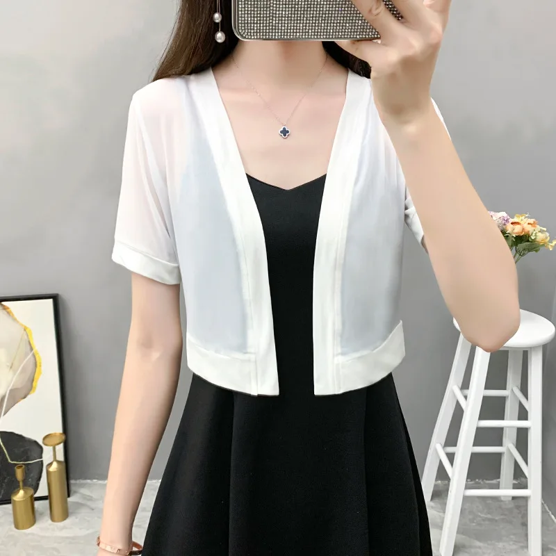 Short Sleeve Wedding Party Jacket Black White Prom Evening Shrugs for Women Bolero Tulle Bridesmaid Wedding Jacket Cape Dress
Short Sleeve Wedding Party Jacket Black White Prom Evening Shrugs for Women Bolero Tulle Bridesmaid Wedding Jacket Cape Dress