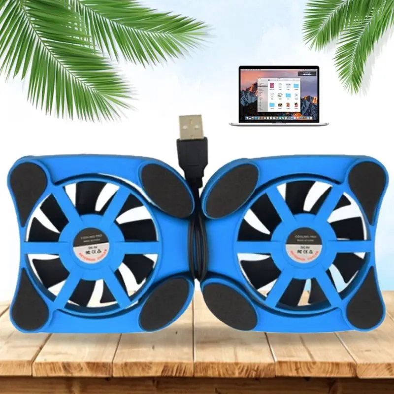 1 Pc 2 Fan Laptop Radiator Foldable Portable USB Cooling Pad Computer Notebook Heatsink
1 Pc 2 Fan Laptop Radiator Foldable Portable USB Cooling Pad Computer Notebook Heatsink
