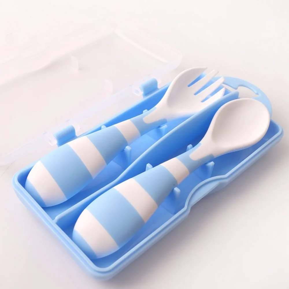 Korean Fashion Baby Spoons Set Feeding Dishes Tableware For Children Flatware Cutlery Spoon Plastic With Box Baby Utensils
Korean Fashion Baby Spoons Set Feeding Dishes Tableware For Children Flatware Cutlery Spoon Plastic With Box Baby Utensils