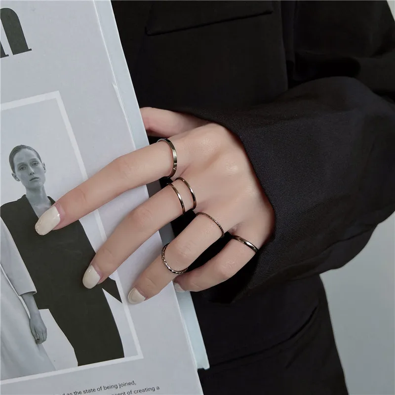 6Pcs Punk Twist Joint Ring Sets for Women Hiphop Minimalist Gold Silver Color Geometric Cuff Open Rings Party Fashion Jewelry
6Pcs Punk Twist Joint Ring Sets for Women Hiphop Minimalist Gold Silver Color Geometric Cuff Open Rings Party Fashion Jewelry