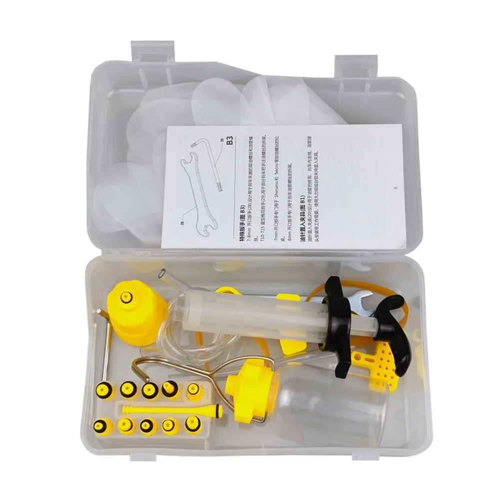 1 Set Universal Bicycle Hydraulic Disc Brake Bleed Kit For SHIMAN0 TR MAGURA SRANN Oiling Tool Bike Cycling Repair Tools Parts
1 Set Universal Bicycle Hydraulic Disc Brake Bleed Kit For SHIMAN0 TR MAGURA SRANN Oiling Tool Bike Cycling Repair Tools Parts