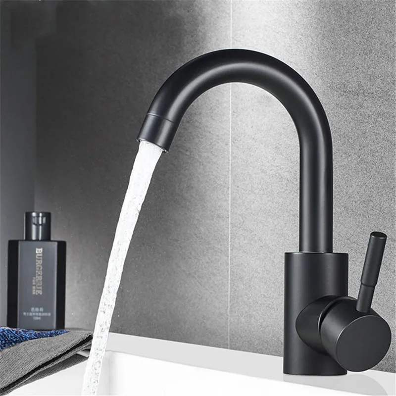 Basin Faucet Sink Black Painting 304 Stainless Steel Bathroom Tap Deck Mounted Crane Mixer Hot And Cold Water Hing Qunality
Basin Faucet Sink Black Painting 304 Stainless Steel Bathroom Tap Deck Mounted Crane Mixer Hot And Cold Water Hing Qunality