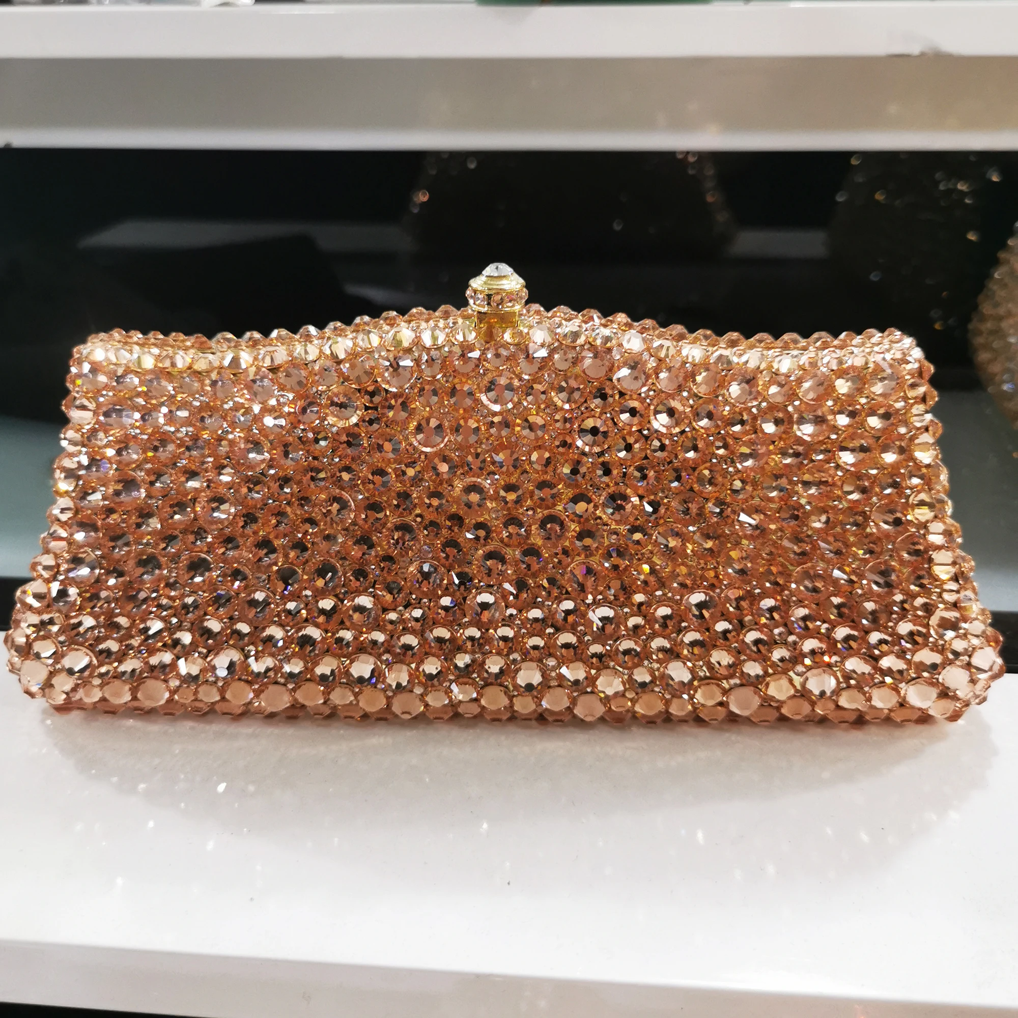 XIYUAN Women Gold Crystal Clutch Bags Evening Bag Handbags and Purses Diamond Wedding Bridal Stones Minaudiere Bag Clutch Purse
XIYUAN Women Gold Crystal Clutch Bags Evening Bag Handbags and Purses Diamond Wedding Bridal Stones Minaudiere Bag Clutch Purse