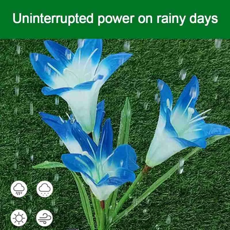 Solar Flower Light Solar Garden Light RGB Color Changing Lamp Decoration Light Landscape Garden Outdoor For Yard Waterproof T4U0
Solar Flower Light Solar Garden Light RGB Color Changing Lamp Decoration Light Landscape Garden Outdoor For Yard Waterproof T4U0