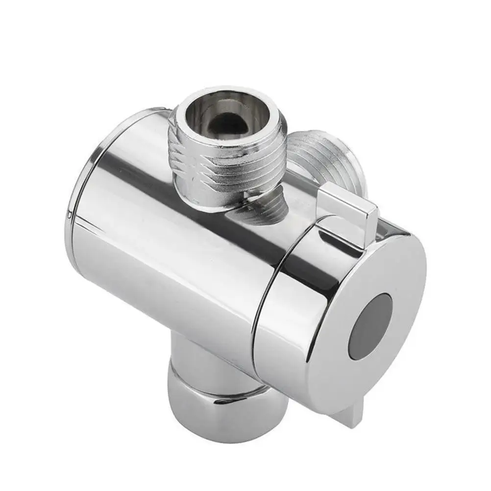 3 Way Shower Head Diverter Faucet Diverter Valve Bathroom Universal System Component Replacement Part Chrome Valves for Bathroom
3 Way Shower Head Diverter Faucet Diverter Valve Bathroom Universal System Component Replacement Part Chrome Valves for Bathroom