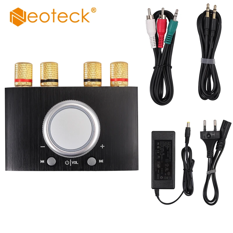 Neoteck автомобильный амплитудный Мини Bluetooth совместимый 5 0 цифровой усилитель Hifi