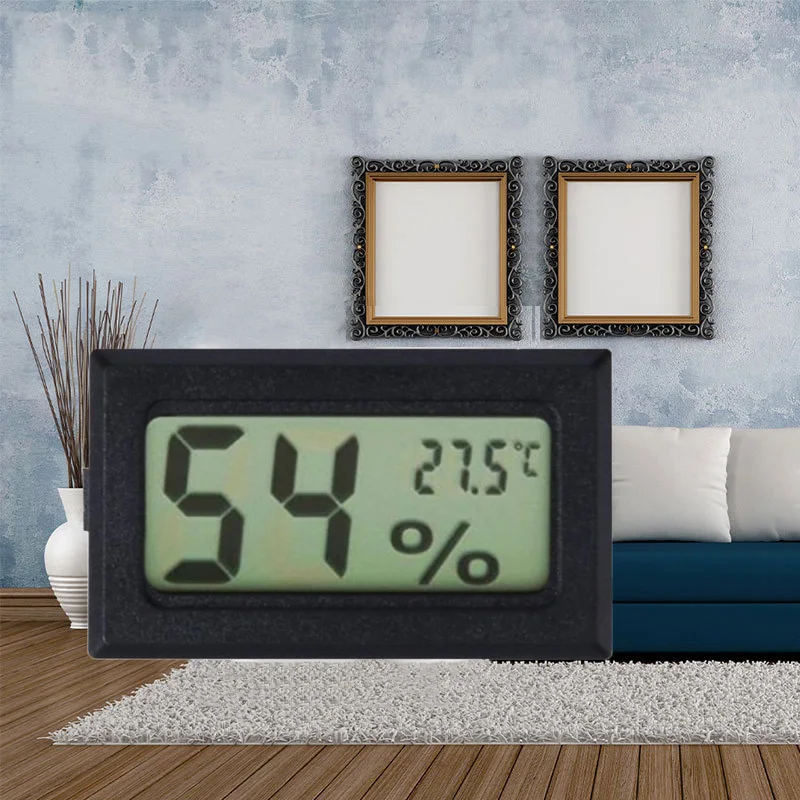 Mini LCD Digital Electronic Thermometer Temperature Hygrometer Sensor Meter Humidity Refrigerator Aquarium Monitoring Display
Mini LCD Digital Electronic Thermometer Temperature Hygrometer Sensor Meter Humidity Refrigerator Aquarium Monitoring Display