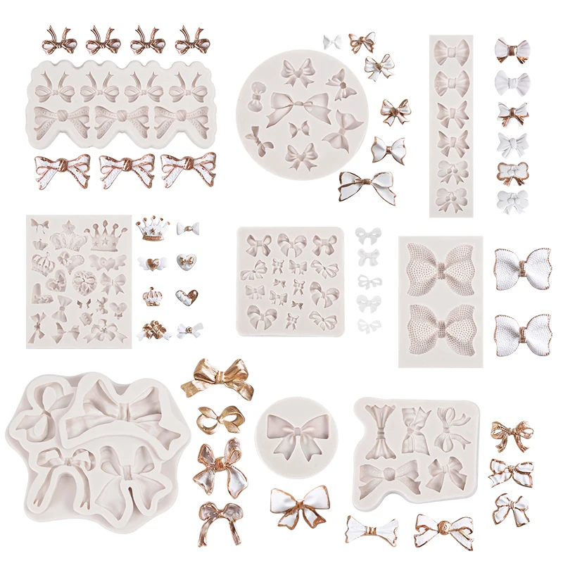 Multiple MINI Bow Bowknots Shape Cake Mold Chocolate Mold for the Kitchen Baking Accessories DIY Sugarcraft Cake Decorating Tool
Multiple MINI Bow Bowknots Shape Cake Mold Chocolate Mold for the Kitchen Baking Accessories DIY Sugarcraft Cake Decorating Tool