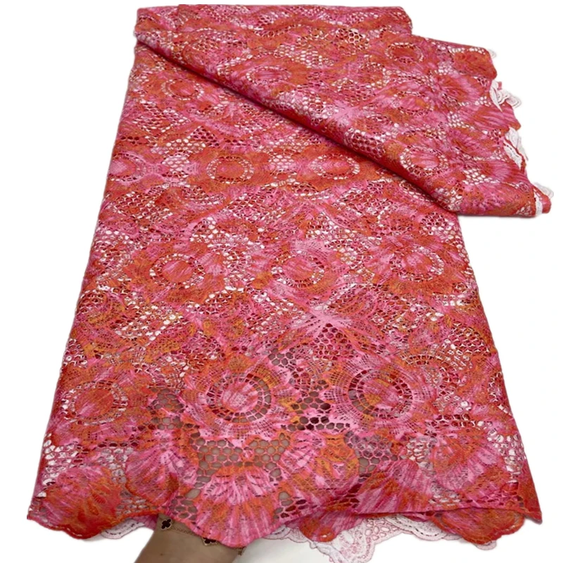 Multi Colour High Quality Water Soluble African Cord Lace Guipure Lace Fabric For Women Nice Dress JY-110
Multi Colour High Quality Water Soluble African Cord Lace Guipure Lace Fabric For Women Nice Dress JY-110