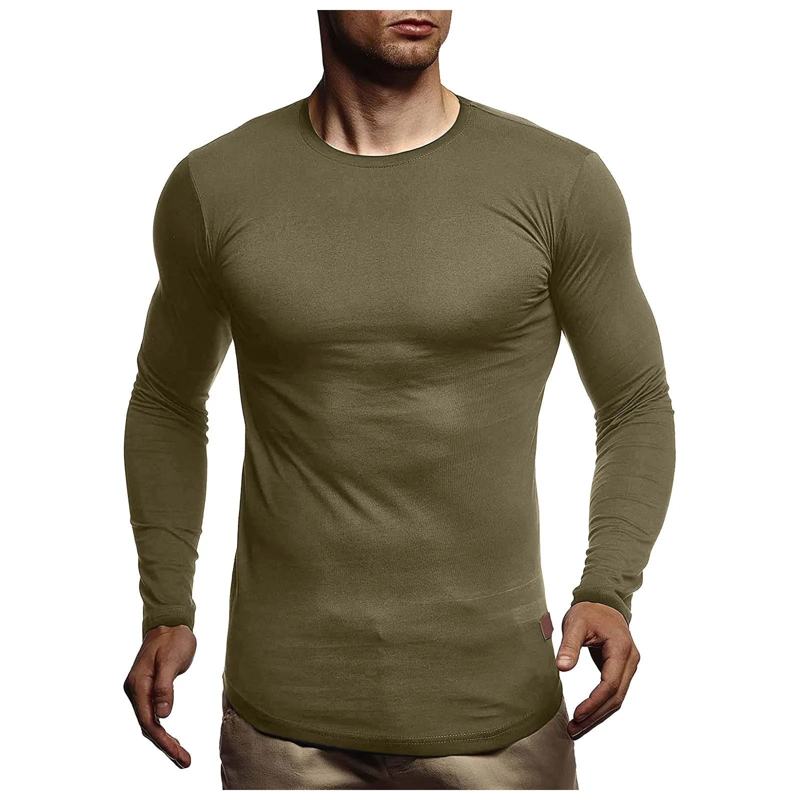 Men's Tops Tees Arrived Round Neck Long Sleeve Men T Shirt Slim Fit T-shirt Men Skinny Casual Summer Tshirt
Men's Tops Tees Arrived Round Neck Long Sleeve Men T Shirt Slim Fit T-shirt Men Skinny Casual Summer Tshirt