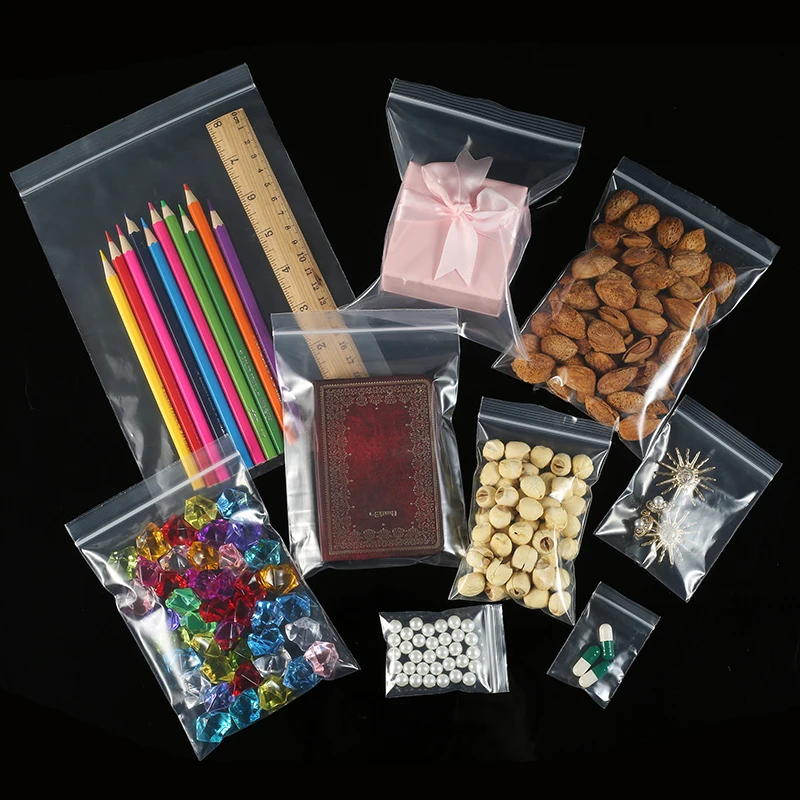 100pcs Clear Thick Heavy-Duty Zip Lock Ziplock Storage Bag Package Plastic Small Reclosable Poly Bags Thicken 3.6MIL 0.08mm
100pcs Clear Thick Heavy-Duty Zip Lock Ziplock Storage Bag Package Plastic Small Reclosable Poly Bags Thicken 3.6MIL 0.08mm
