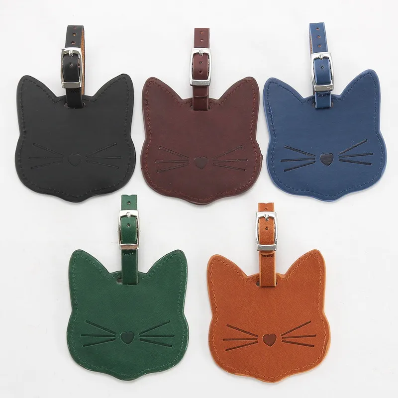 Lovely Cat Leather Suitcase Luggage Tag Label Bag Pendant Handbag Travel Accessories Name ID Address Tags
Lovely Cat Leather Suitcase Luggage Tag Label Bag Pendant Handbag Travel Accessories Name ID Address Tags