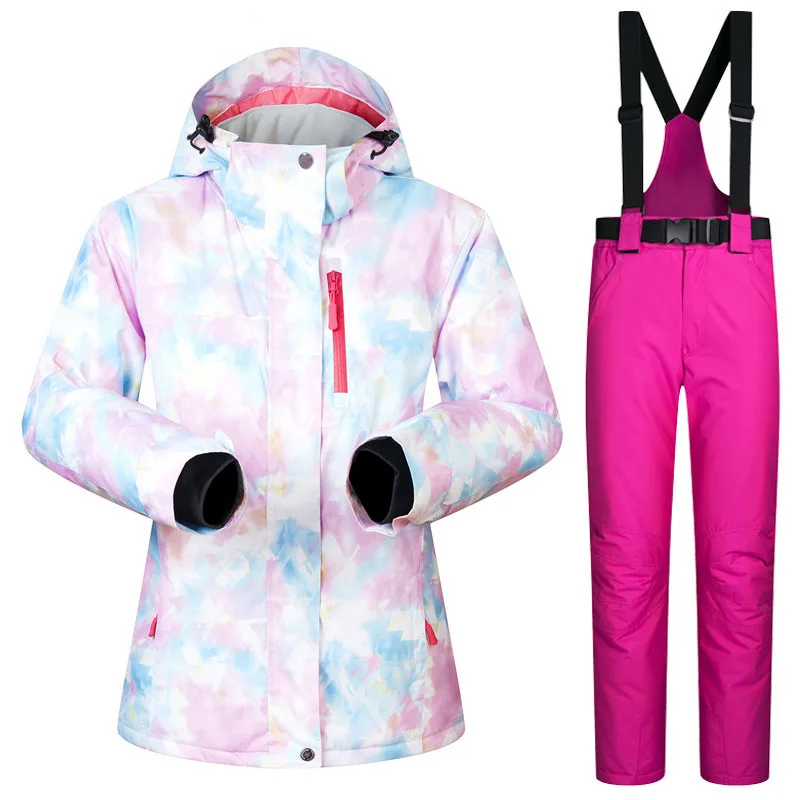 Ski Suit Women Brands Winter Waterproof Windproof Sportwear Female Winter Ski Jackets And Pant Strap Snow Set Snowboarding Suits
Ski Suit Women Brands Winter Waterproof Windproof Sportwear Female Winter Ski Jackets And Pant Strap Snow Set Snowboarding Suits