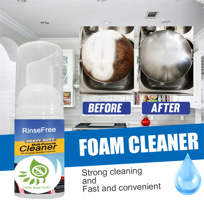 Kitchen Supplies All-purpose Kitchen Bubble Cleaner Household Kitchen Foam Multifunctiona 30ml Household Cleaning Products
Kitchen Supplies All-purpose Kitchen Bubble Cleaner Household Kitchen Foam Multifunctiona 30ml Household Cleaning Products
