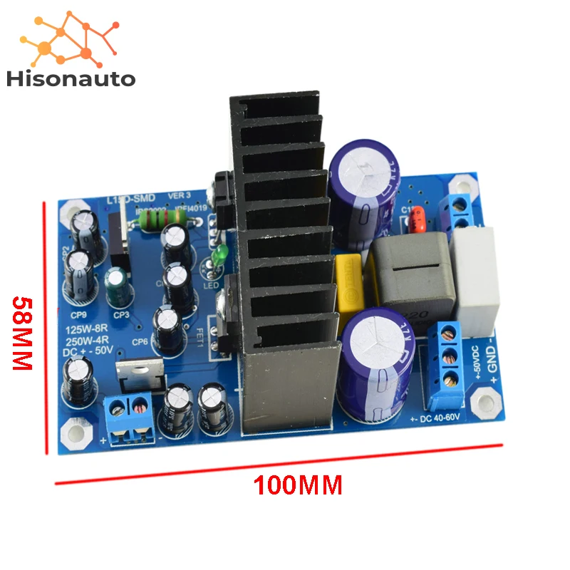 Плата цифрового усилителя IRS2092S высокой мощности 250 Вт моно класса D, модуль моно/модель L15DSMD
Плата цифрового усилителя IRS2092S высокой мощности 250 Вт моно класса D, модуль моно/модель L15DSMD