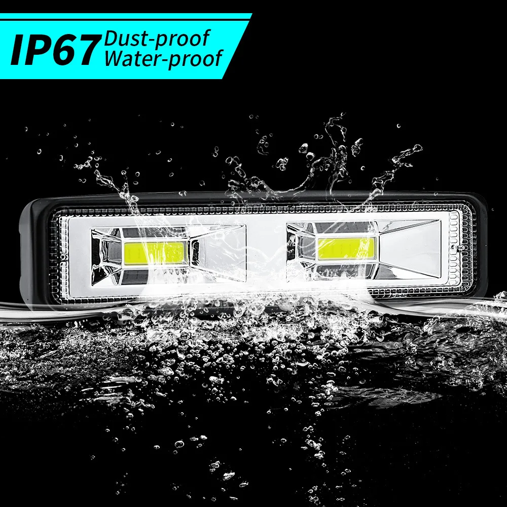 48W COB Car LED Work Light Bar Off Road Spot Lamp 12V Led 24V for SUV ATV Truck 4x4 UAZ Boat Motorcycle Auto Fog Lamp Headlights
48W COB Car LED Work Light Bar Off Road Spot Lamp 12V Led 24V for SUV ATV Truck 4x4 UAZ Boat Motorcycle Auto Fog Lamp Headlights