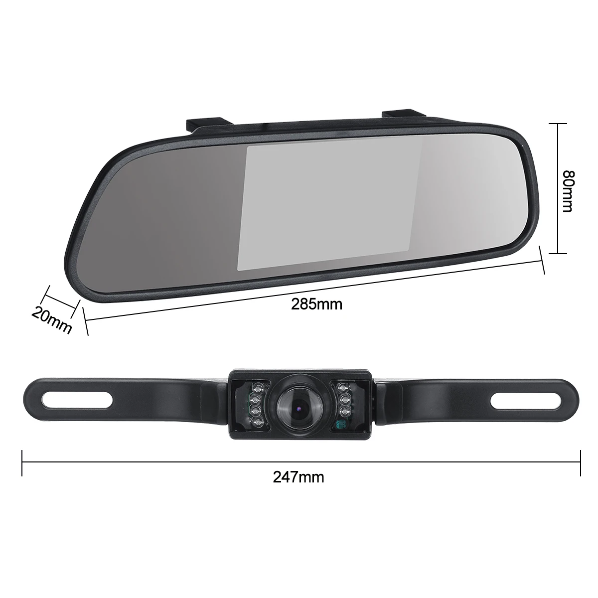 5 Inch LCD Monitor Mirror Wireless Car Rear View Backup Camera HD Display Auto DVR Car Reverse Camera Parking Reverse Kit
5 Inch LCD Monitor Mirror Wireless Car Rear View Backup Camera HD Display Auto DVR Car Reverse Camera Parking Reverse Kit