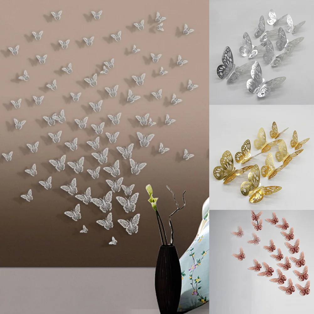 12pcs 3D Butterfly DIY Art Mirror Wall Stickers Home Decal Kids Room Party Decor Simulation Double-Sided Children Wall Stickers
12pcs 3D Butterfly DIY Art Mirror Wall Stickers Home Decal Kids Room Party Decor Simulation Double-Sided Children Wall Stickers