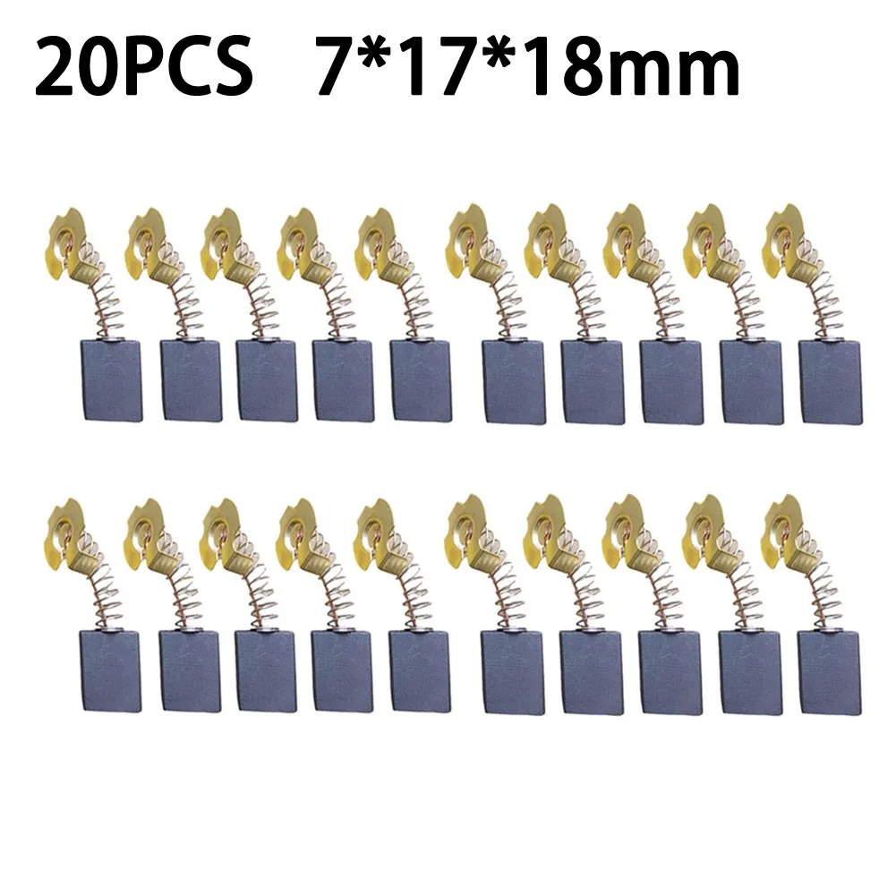 20PCS 7×17×18mm #44 Carbon Brushes Electric Motors Tools Fit For PH65A Z1G-FF-15 180(G180SE2)S1M-FF-180A/FF-230A
20PCS 7×17×18mm #44 Carbon Brushes Electric Motors Tools Fit For PH65A Z1G-FF-15 180(G180SE2)S1M-FF-180A/FF-230A