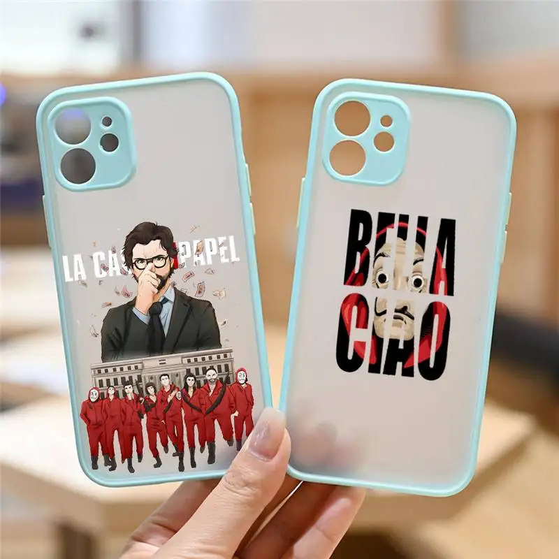 la casa de papel Phone Case matte transparent For iphone 7 8 11 12 13 plus mini x xs xr pro max cover
la casa de papel Phone Case matte transparent For iphone 7 8 11 12 13 plus mini x xs xr pro max cover