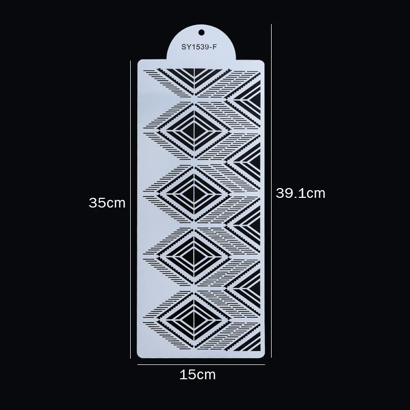DIY Bohemian Style Plastic Sugar Sieve Mold Fondant Printing Mold Hollow Wedding Cake Edge Decoration Template Baking Tools
DIY Bohemian Style Plastic Sugar Sieve Mold Fondant Printing Mold Hollow Wedding Cake Edge Decoration Template Baking Tools