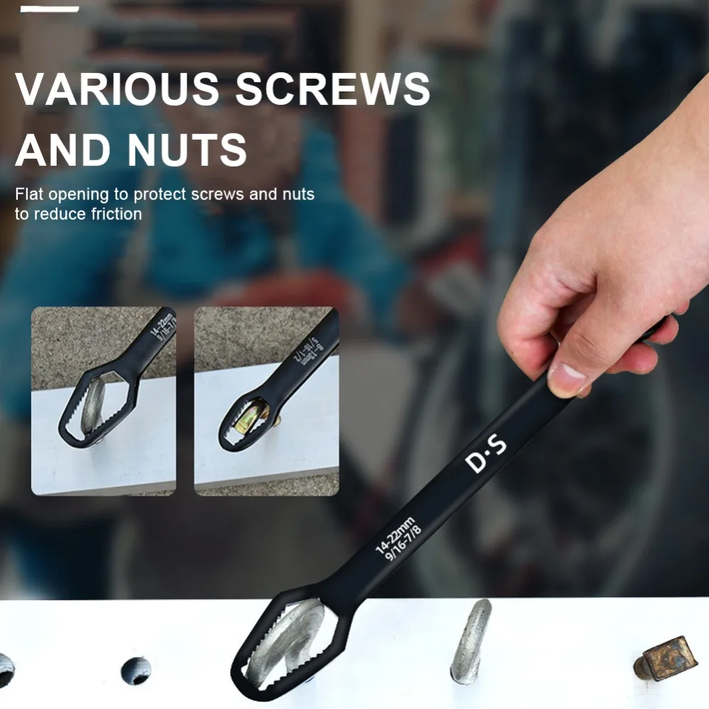Double-Head Universal Spanner Ratchet Wrench Key Set Screw Nuts Wrenches Repair 8-22mm Double-Headed Self-Tightening Hand Tools
Double-Head Universal Spanner Ratchet Wrench Key Set Screw Nuts Wrenches Repair 8-22mm Double-Headed Self-Tightening Hand Tools