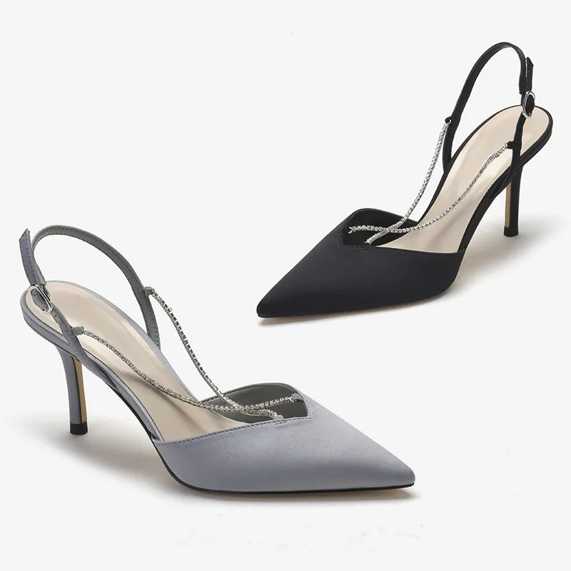 2021 Elegant Women High Heels Shoes Woman Pumps With Diamond Pointed Toe Stilettos Femme Sexy Ladies Shoes Black Heels
2021 Elegant Women High Heels Shoes Woman Pumps With Diamond Pointed Toe Stilettos Femme Sexy Ladies Shoes Black Heels