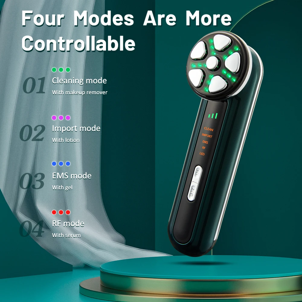 EMS Facial Lifting Anti-wrinkle Photon Rejuvenation Facial Massager RF Radio Frequency Beauty Apparatus Facial Massager SPA
EMS Facial Lifting Anti-wrinkle Photon Rejuvenation Facial Massager RF Radio Frequency Beauty Apparatus Facial Massager SPA