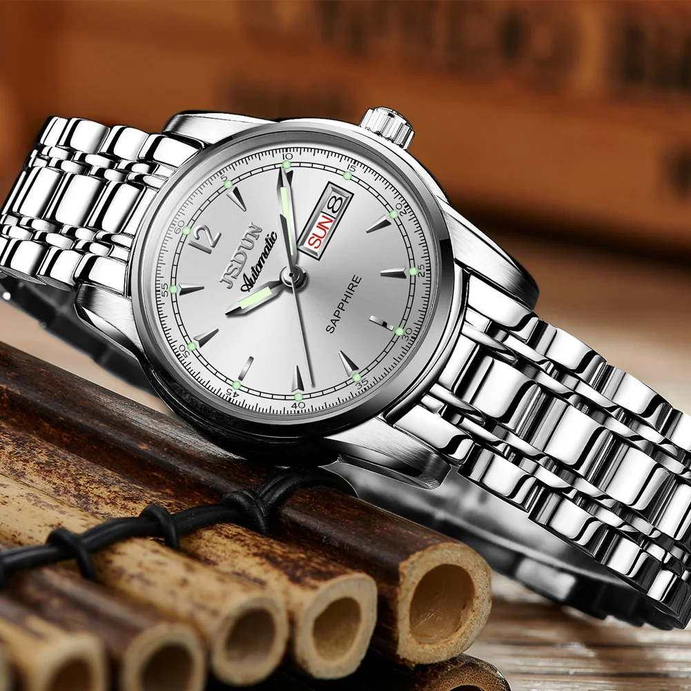 JSDUN 2021 Ladies Watch Top Brand Luxury Waterproof Watch Fashion Ladies Stainless Steel Simple Casual Watch Mechanical Watch
JSDUN 2021 Ladies Watch Top Brand Luxury Waterproof Watch Fashion Ladies Stainless Steel Simple Casual Watch Mechanical Watch