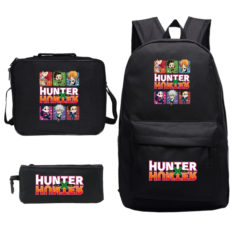 Anime School Bag Set for Kid Boy HUNTER X HUNTER Print teenager School Backpack Primary Child Kids Anime Book Bags Trave Backbag
Anime School Bag Set for Kid Boy HUNTER X HUNTER Print teenager School Backpack Primary Child Kids Anime Book Bags Trave Backbag