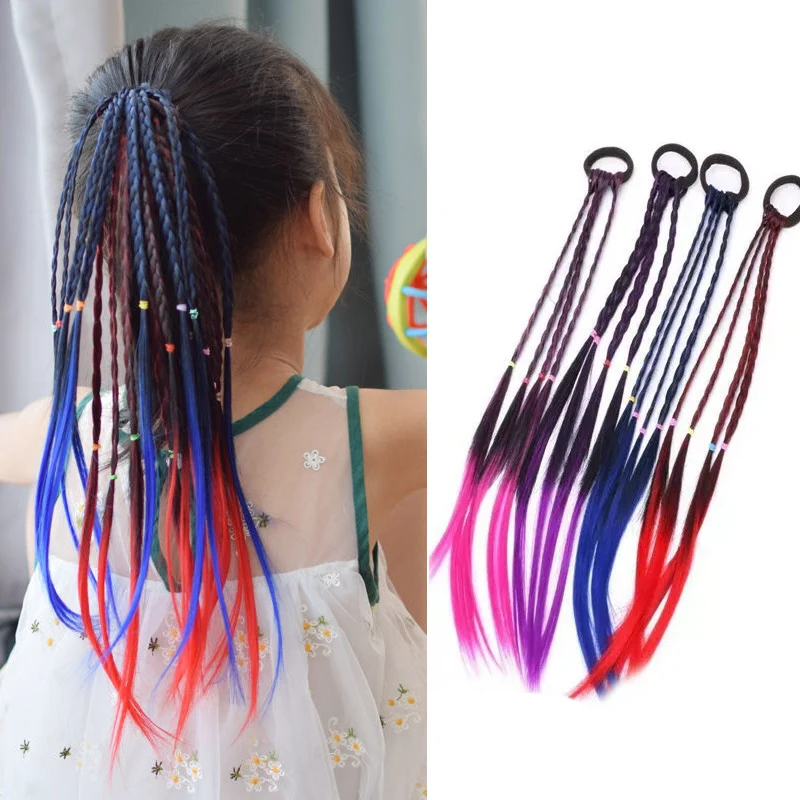 Colorful Gradient Headband Girls Twist Braid Rope Simple Rubber Band Hair Accessories Kids Wig Rope Hair Braider Tools Headwear
Colorful Gradient Headband Girls Twist Braid Rope Simple Rubber Band Hair Accessories Kids Wig Rope Hair Braider Tools Headwear
